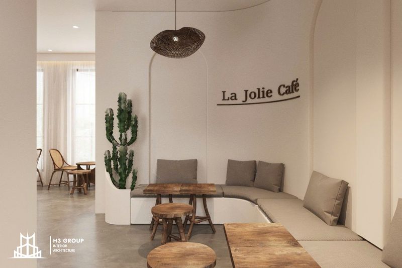 thiết kế quán cafe Bắc Âu