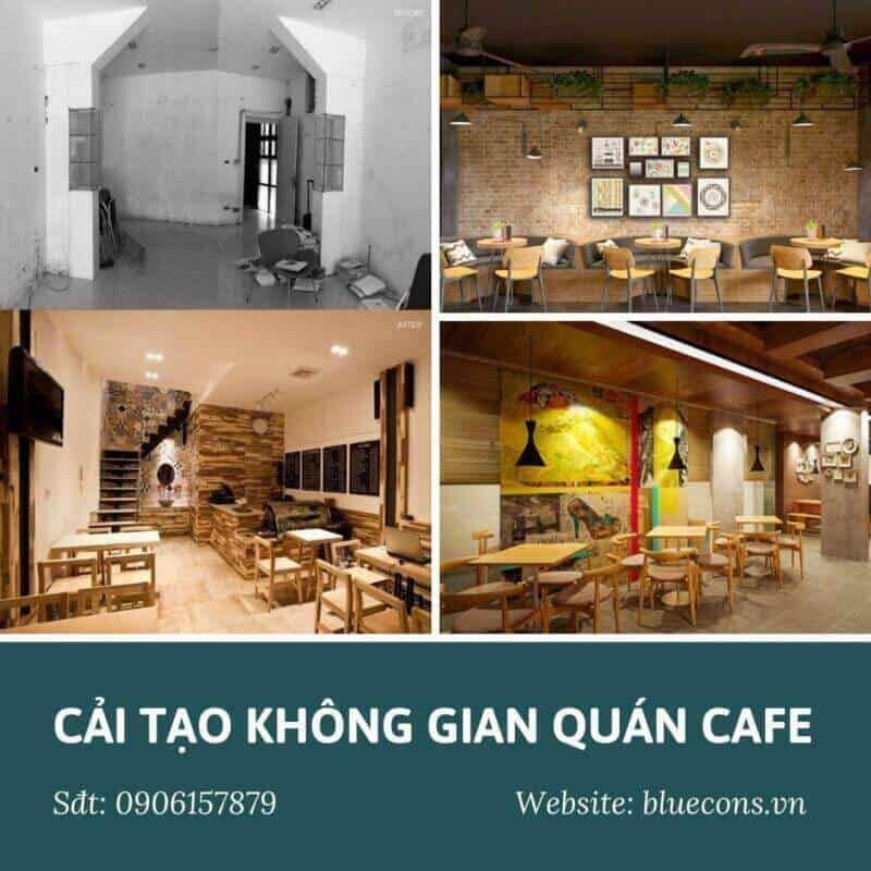 Chi phí sửa chữa quán cafe trọn gói tại TPHCM