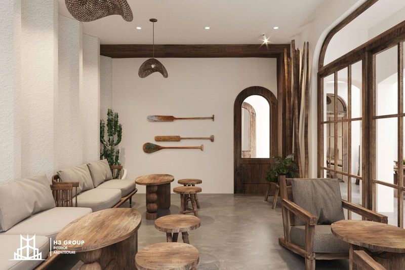thiết kế quán cafe phong cách Scandinavian