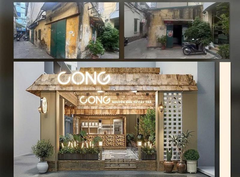 Không gian quán cafe