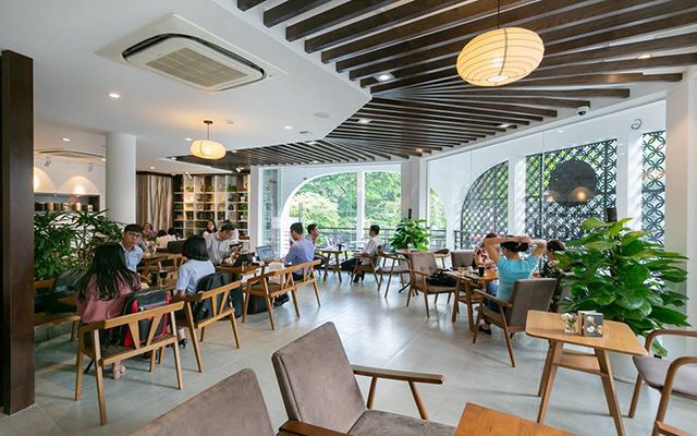 Hệ thống điều hòa âm trần cassette cho quán cafe