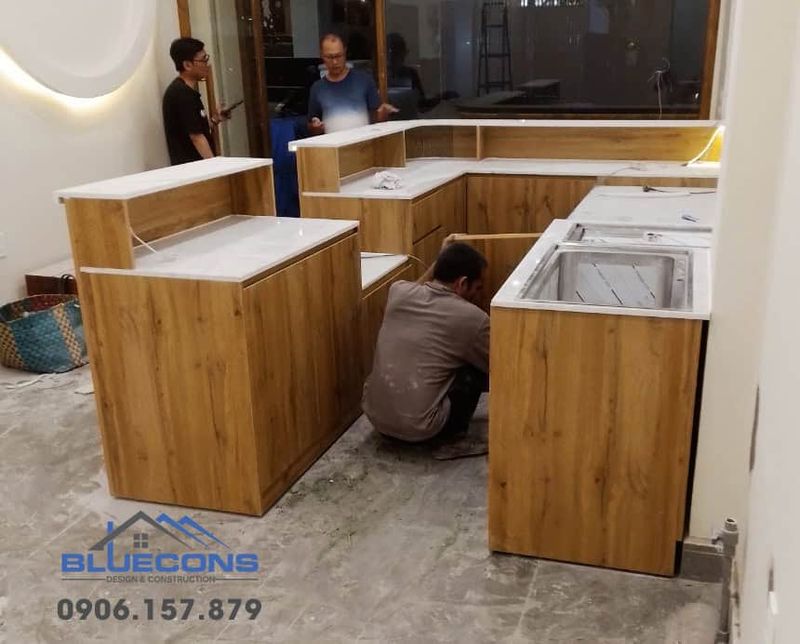 Dự án thi công quầy bar, quầy pha chế cho quán cafe phong cách đẹp, hiện đại