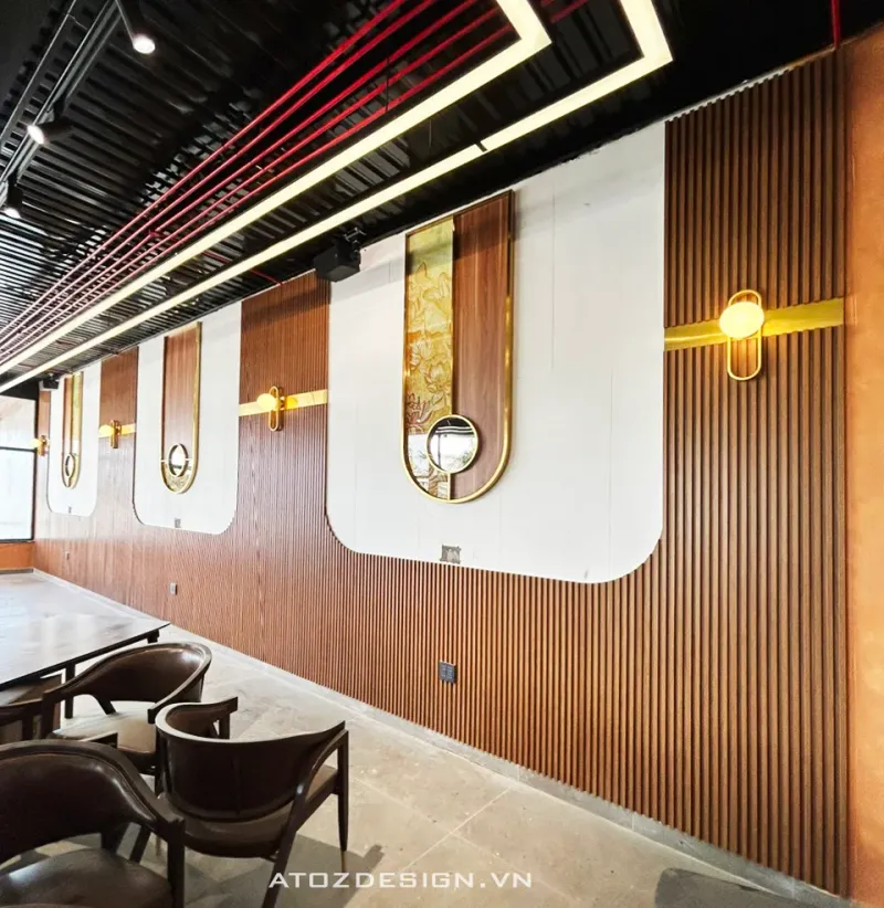 Không gian quán cafe trẻ trung, năng động