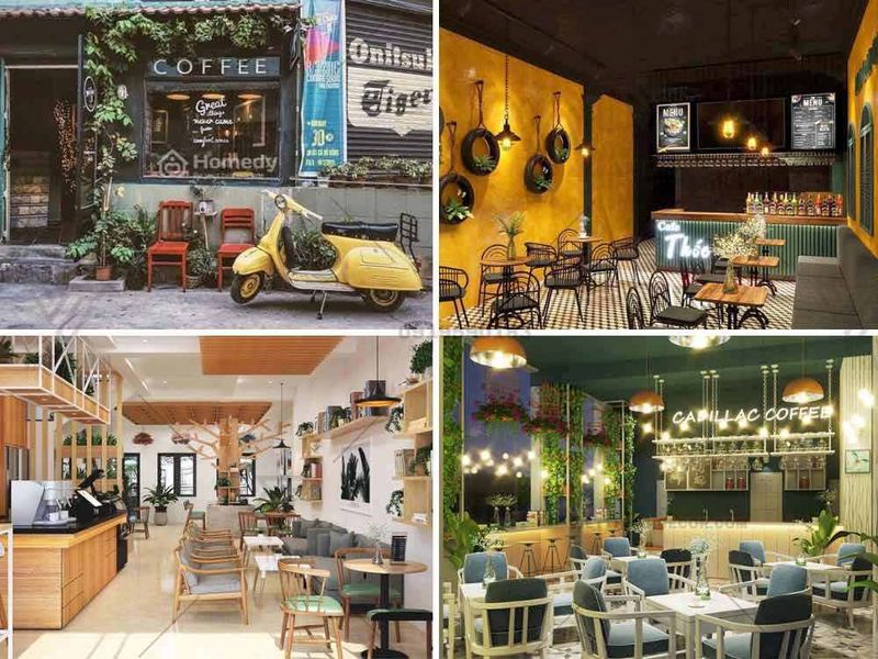 Mẫu quán cafe nhỏ đẹp