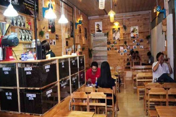 Mẫu quán cafe cổ