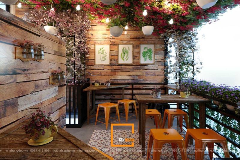 Thiết kế quán cafe nhỏ giá rẻ
