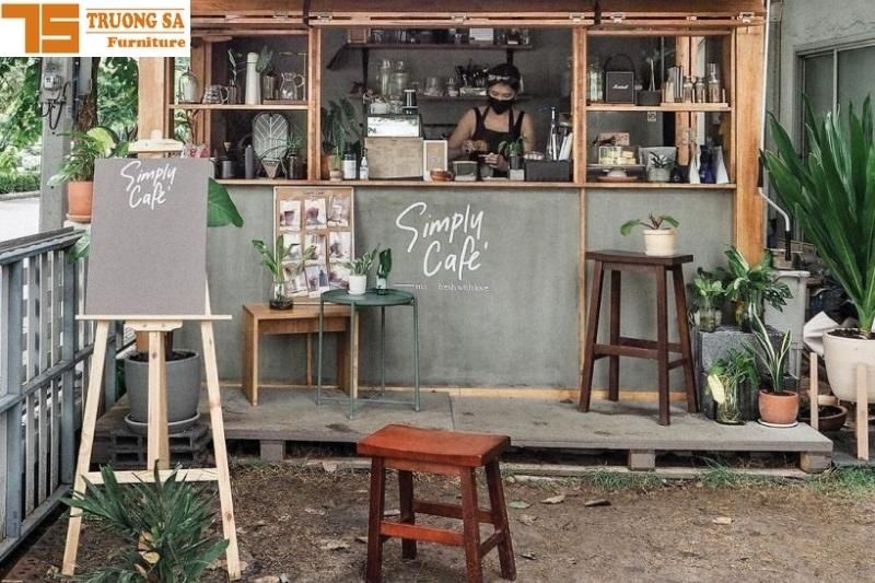 Mô hình quán cafe nhỏ đẹp