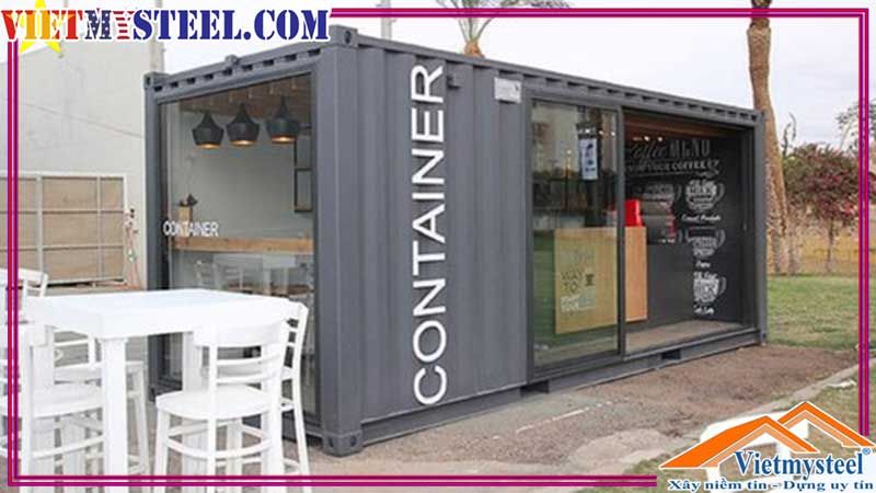 Mô quán cafe container