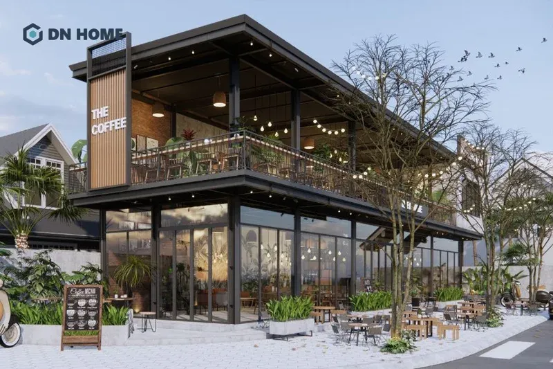 Thi công quán cafe Long An