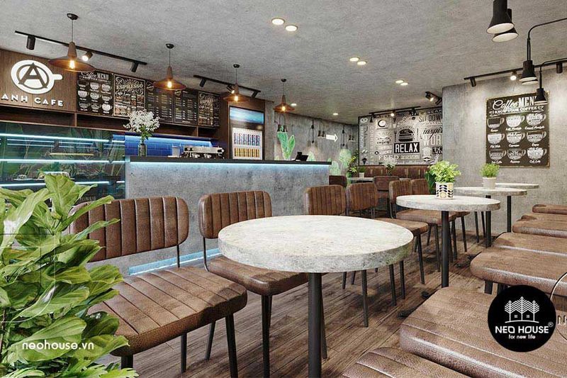 Thiết kế quán cafe bia