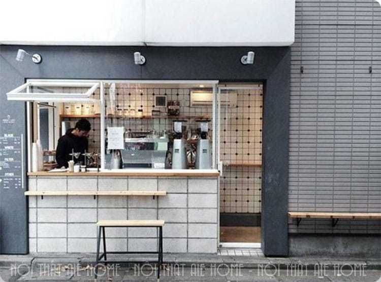 Thiết kế quán cafe cổ điển diện tích nhỏ