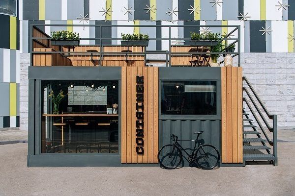 Thiết kế quán cafe container đẹp