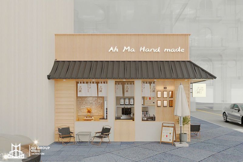 Thiết kế quán cafe kiểu Nhật