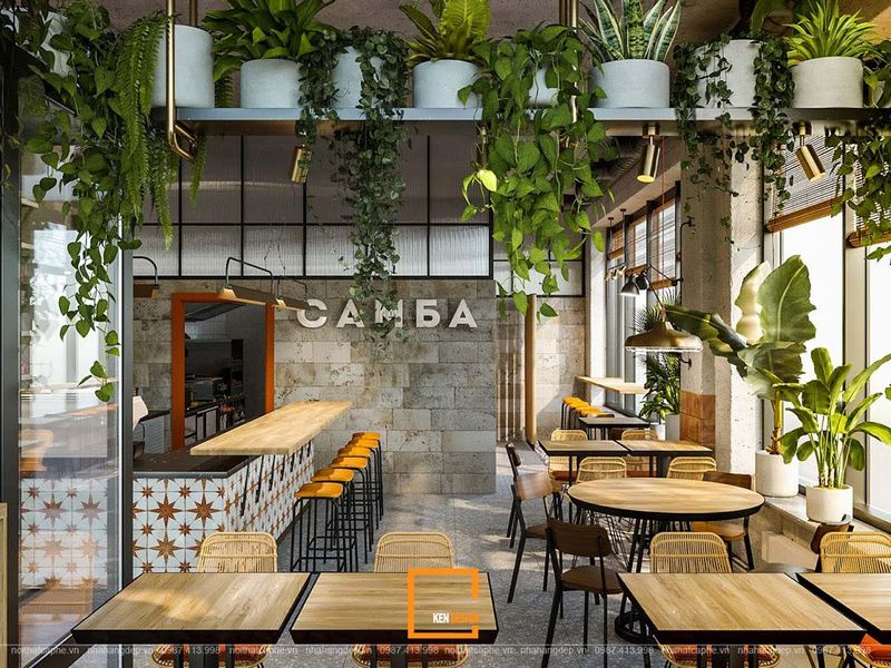 Thiết kế quán cafe nhỏ