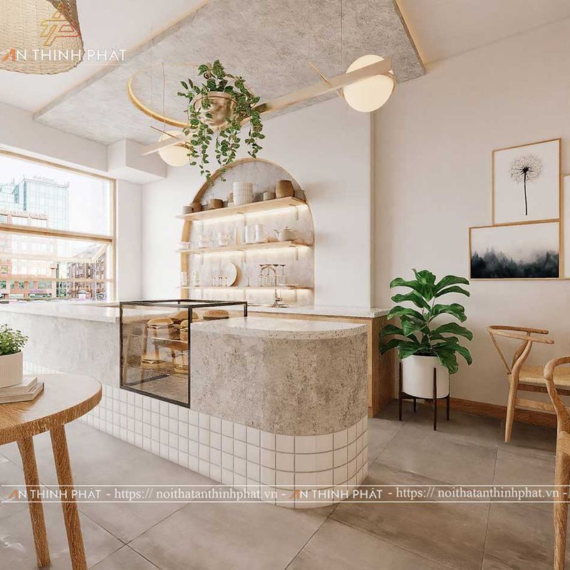 Thiết kế quán cafe phong cách Hàn Quốc