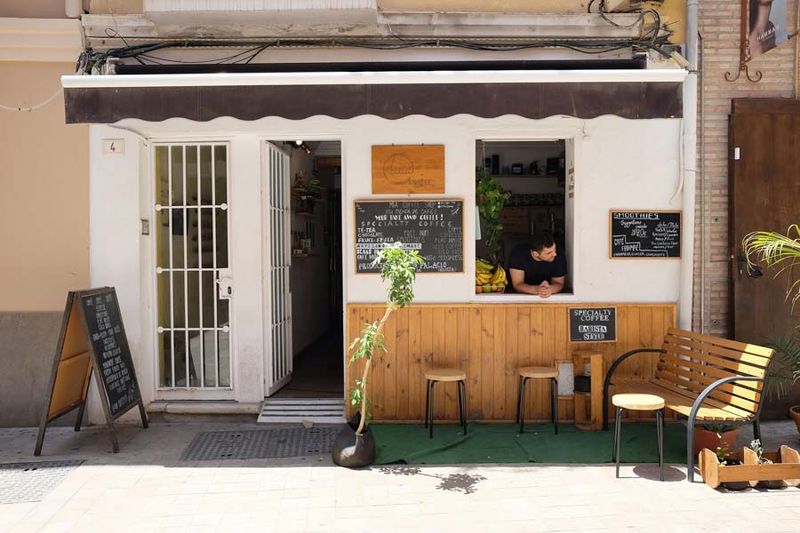 Mặt bằng thiết kế quán trà sữa Take Away