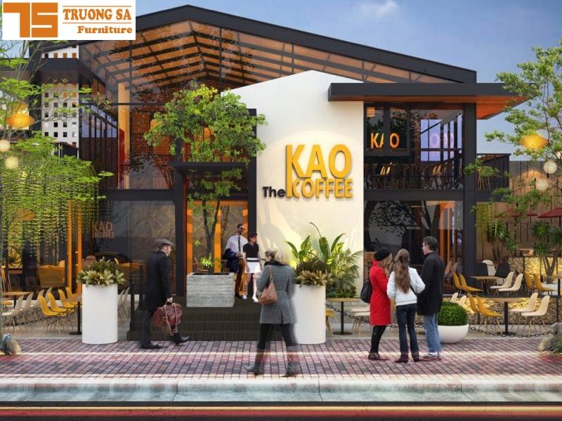 Hình ảnh thiết kế quán cafe đẹp