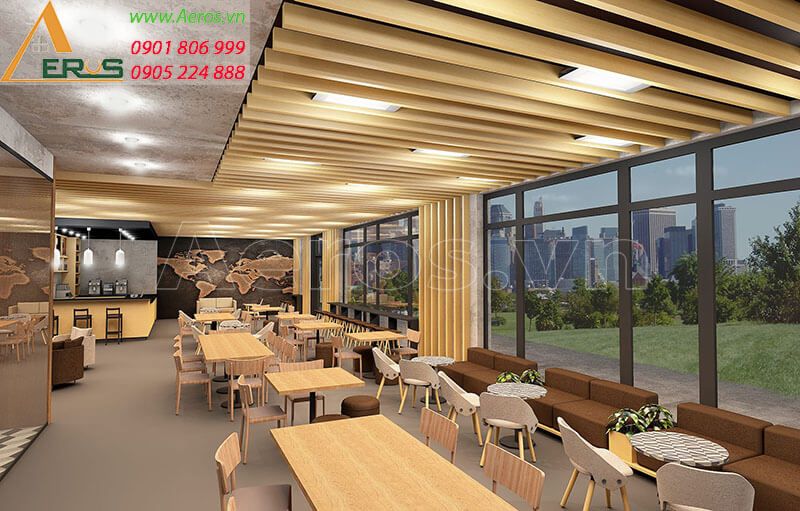 Thiết kế thi công quán cafe Anh Huy Bình Dương