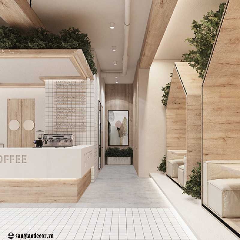 Không gian quán cafe sang trọng, tinh tế
