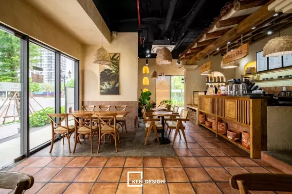 Hình ảnh thi công quán cafe