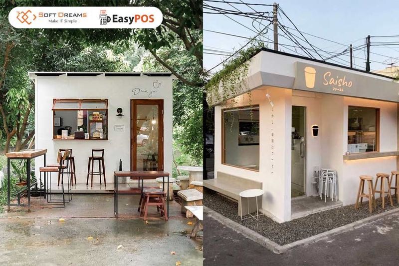Ý tưởng quán cafe nhỏ, vừa túi tiền, thu hút khách