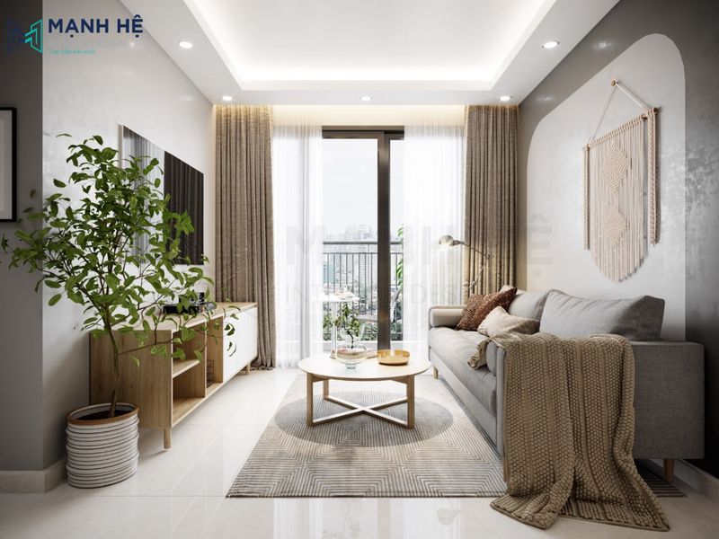 Toàn cảnh phòng khách đẹp