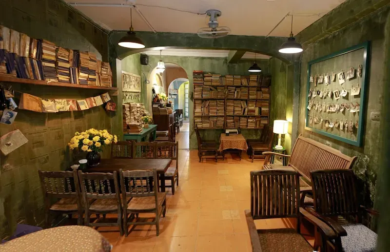 Không gian quán cafe vintage đẹp mắt