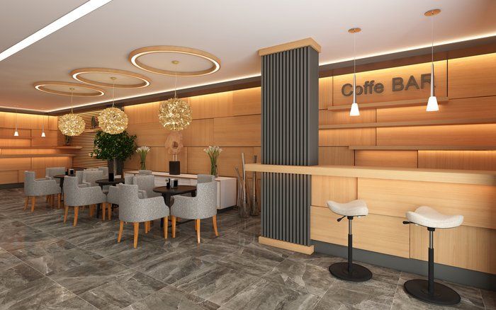 Mẫu trần thạch cao quán café đẹp