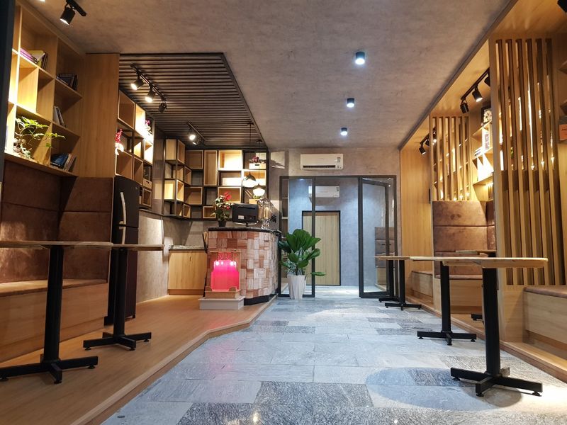 Hình ảnh sửa chữa nhà cũ thành quán cafe đẹp, tiết kiệm phí