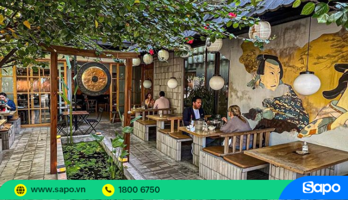 Hình ảnh mô hình cafe sân vườn
