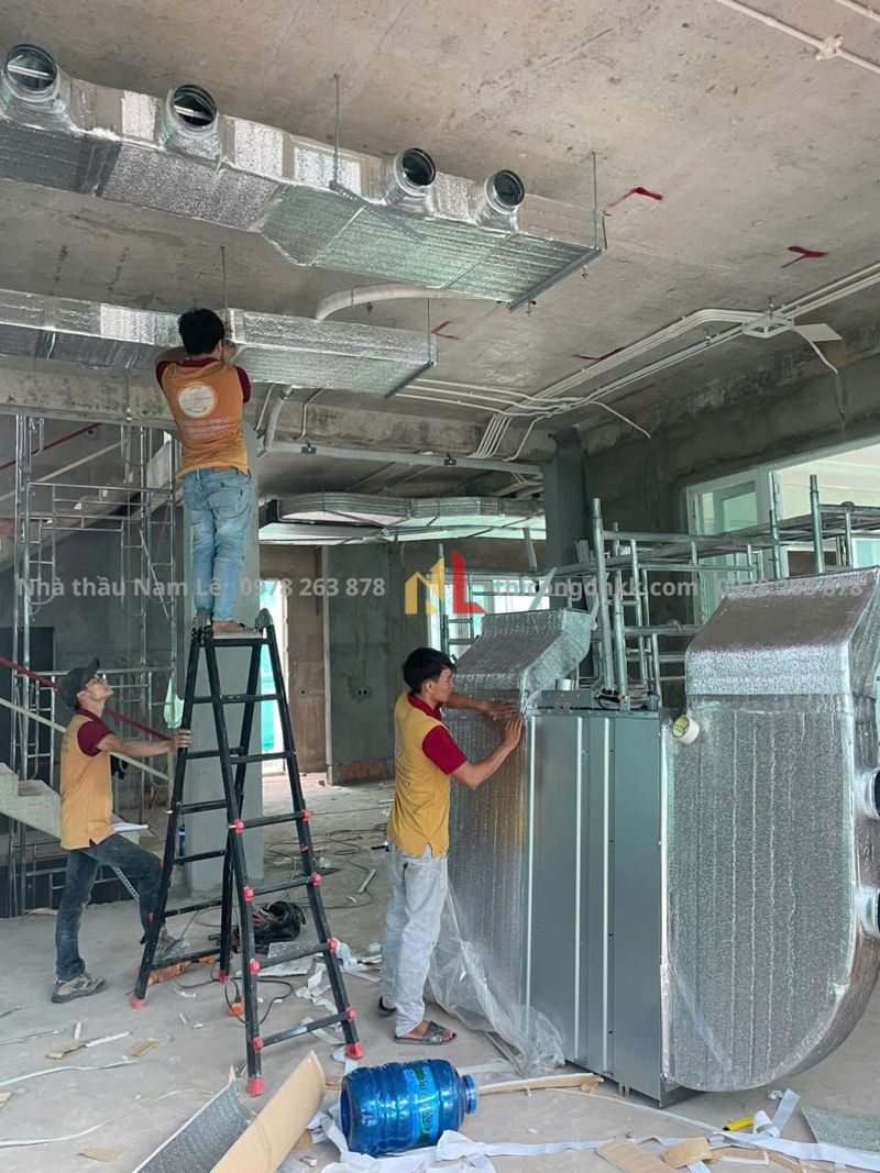 Namle thi công máy lạnh quán cafe