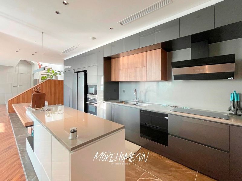 Thiết kế bếp chung cư đẹp