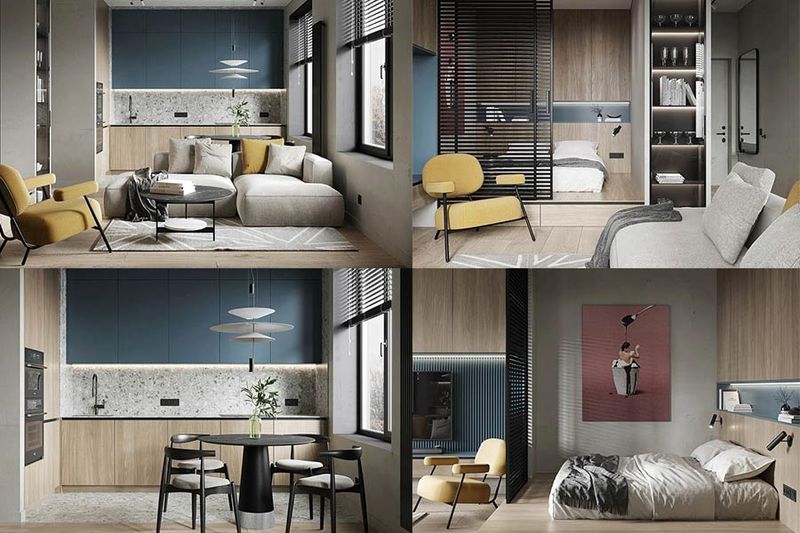 Thiết kế nội thất căn hộ 40m2