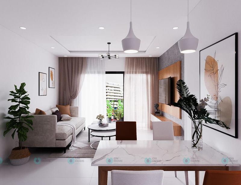 Thiết kế nội thất căn hộ tiêu biểu
