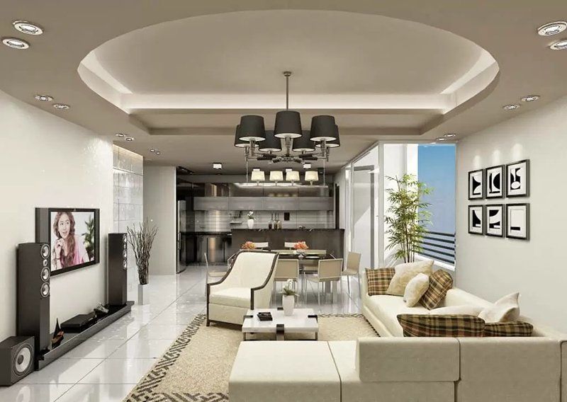 Mẫu trần thạch cao phù hợp mọi không gian