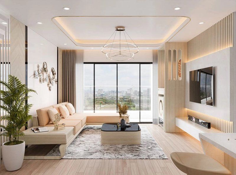Trần thạch cao chung cư đẹp và ấn tượng